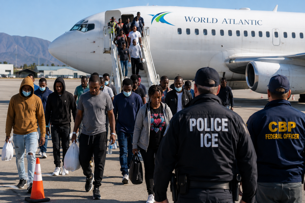 First ICE Deportation Flight to Haiti Since TPS Termination Arrives in Cap-Haïtien First ICE Deportation Flight to Haiti Since TPS Termination Arrives in Cap-Haïtien
